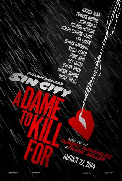 SIN CITY A DAME TO KILL FOR Movie Silk Poster  27/"x40/" Eva Green